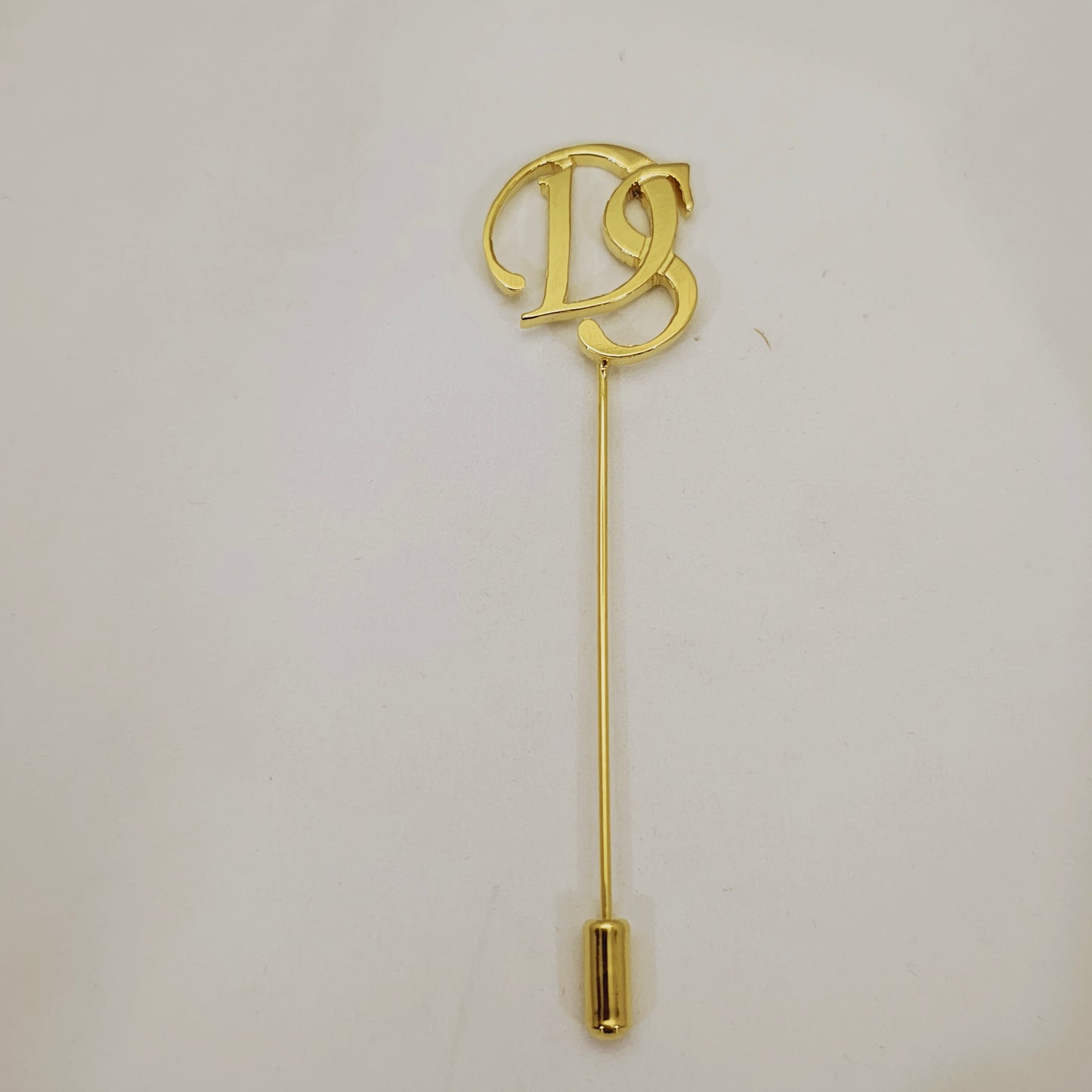 DS Double Initial Lapel Pin