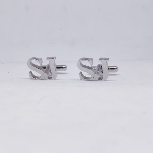 SJ Double Initial Cufflinks