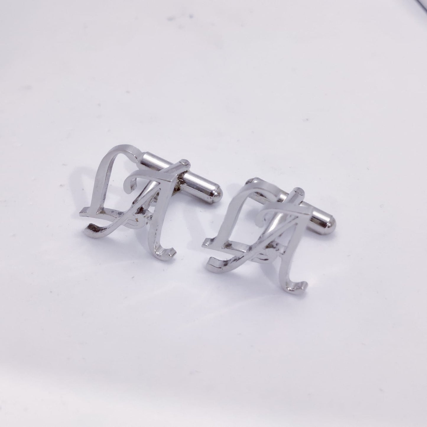 LA Double Initial Cufflinks