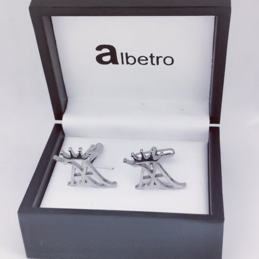 AA Double Initial Cufflinks