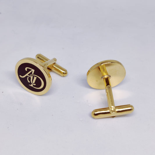 AD Initial Monogram Cufflinks