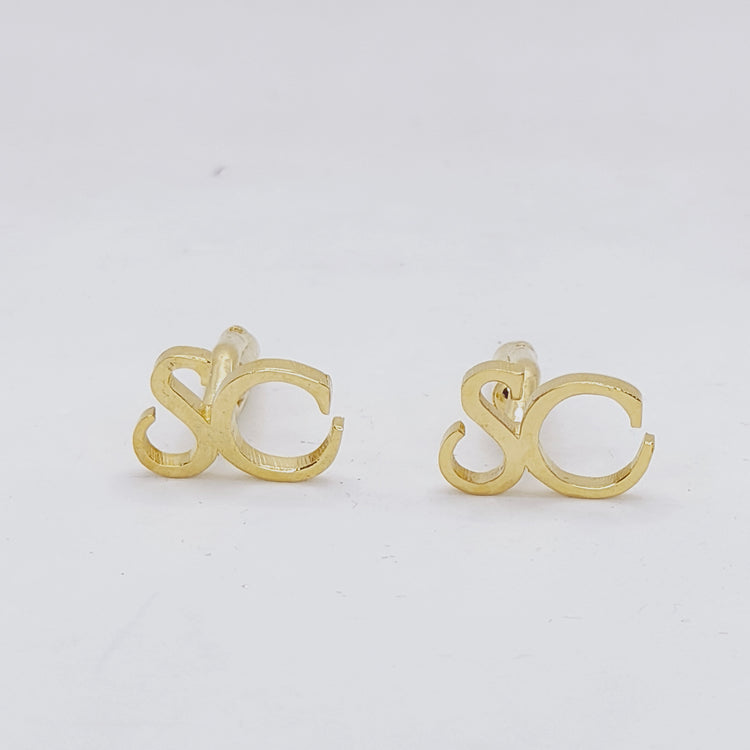 SC Double Initial Cufflinks