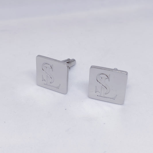 LS engraved Cufflinks