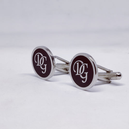 DG initial monogram cufflinks