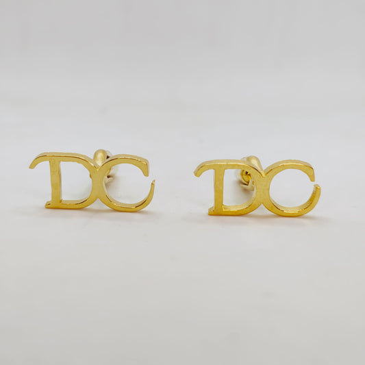 DC Double Initial Cufflinks