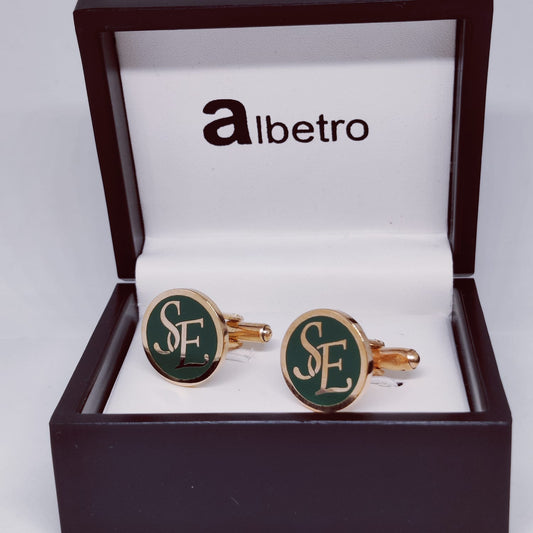 SE Initial Monogram Cufflinks