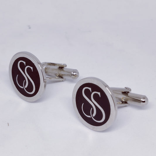 SS Initial Monogram Cufflinks