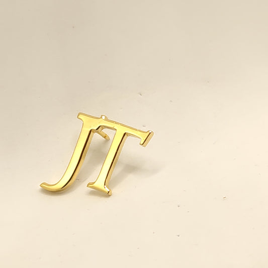 JT Double Inital Lapel Pin