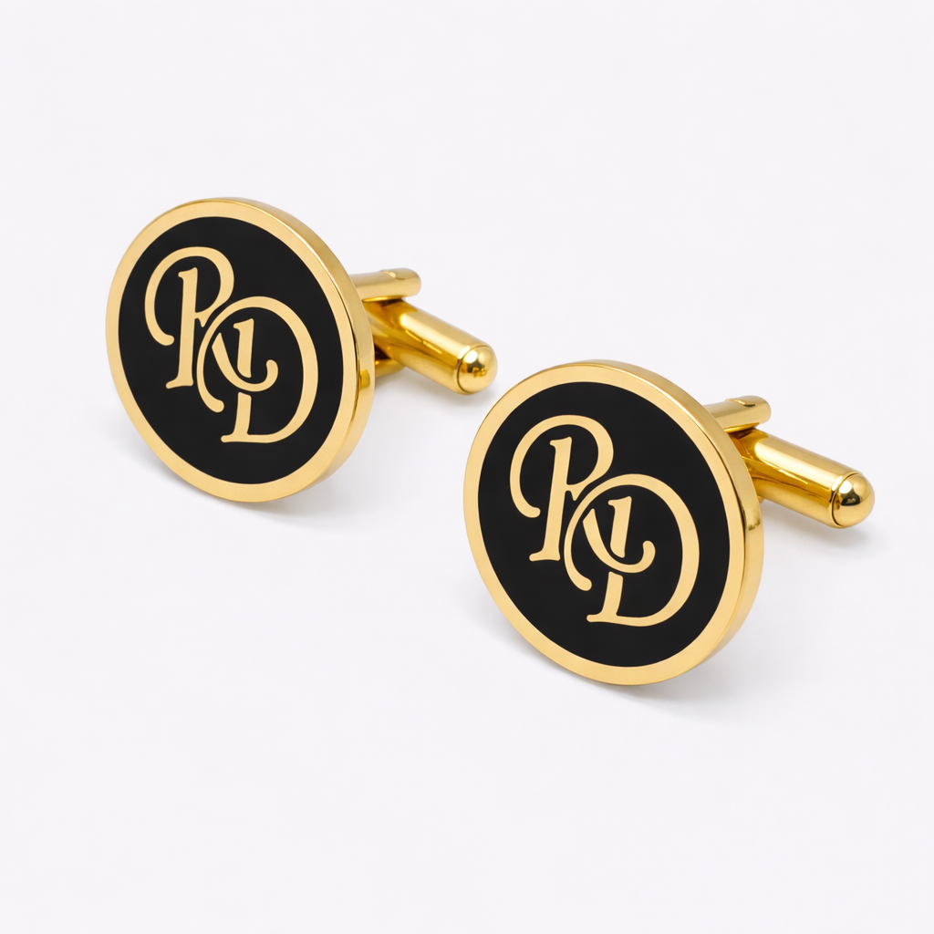 RD initial monogram cufflinks