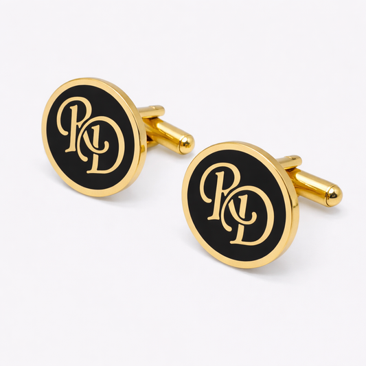 RD initial monogram cufflinks