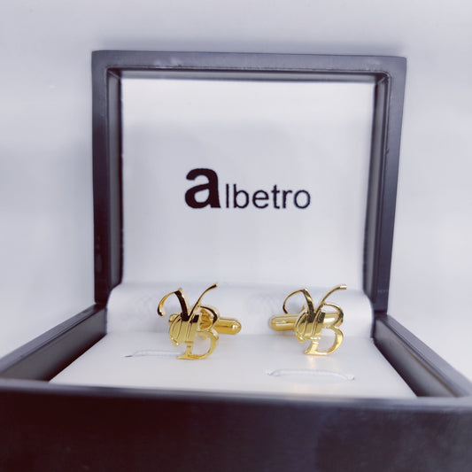 YB Double Initial Cufflinks