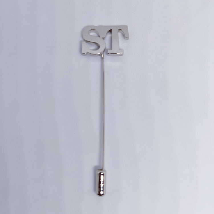 ST Double initial Lapel Pin