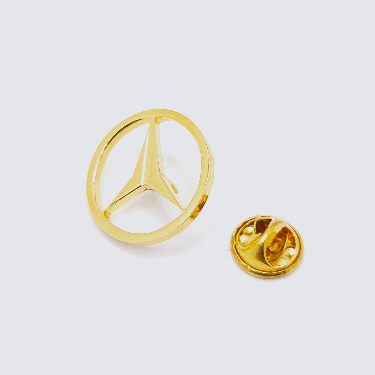 Tri-Star Circle Lapel Pin