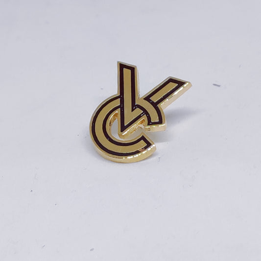 VC Double Initial lapel pin