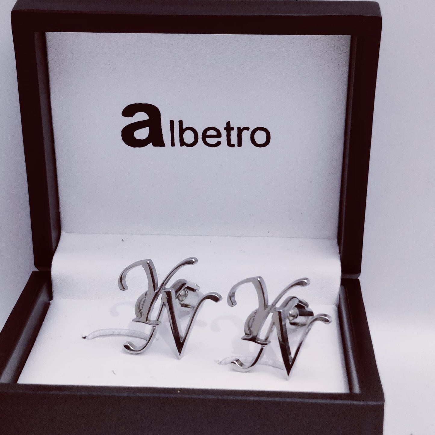 YN Double Initial Cufflinks