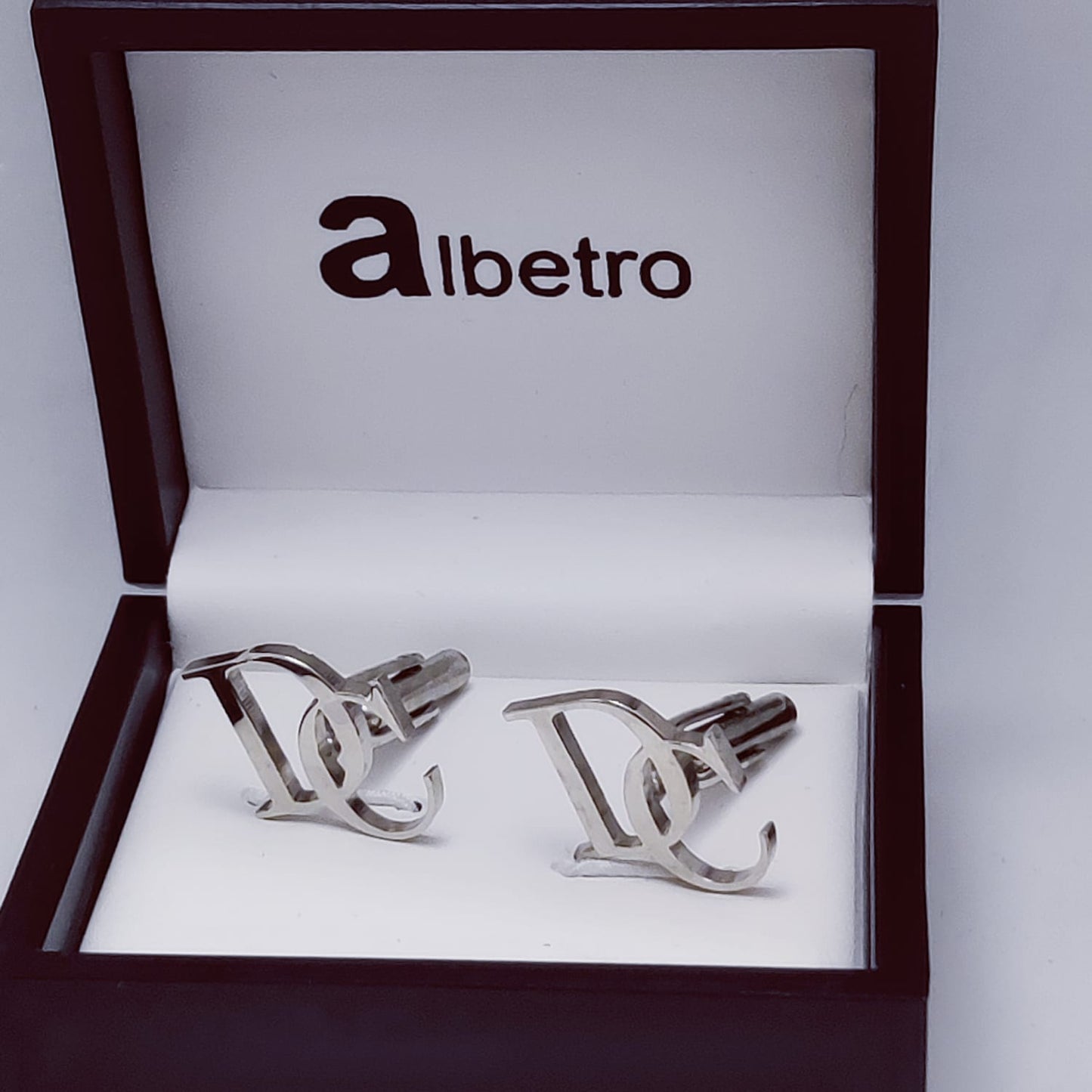 DC Double Initial Cufflinks