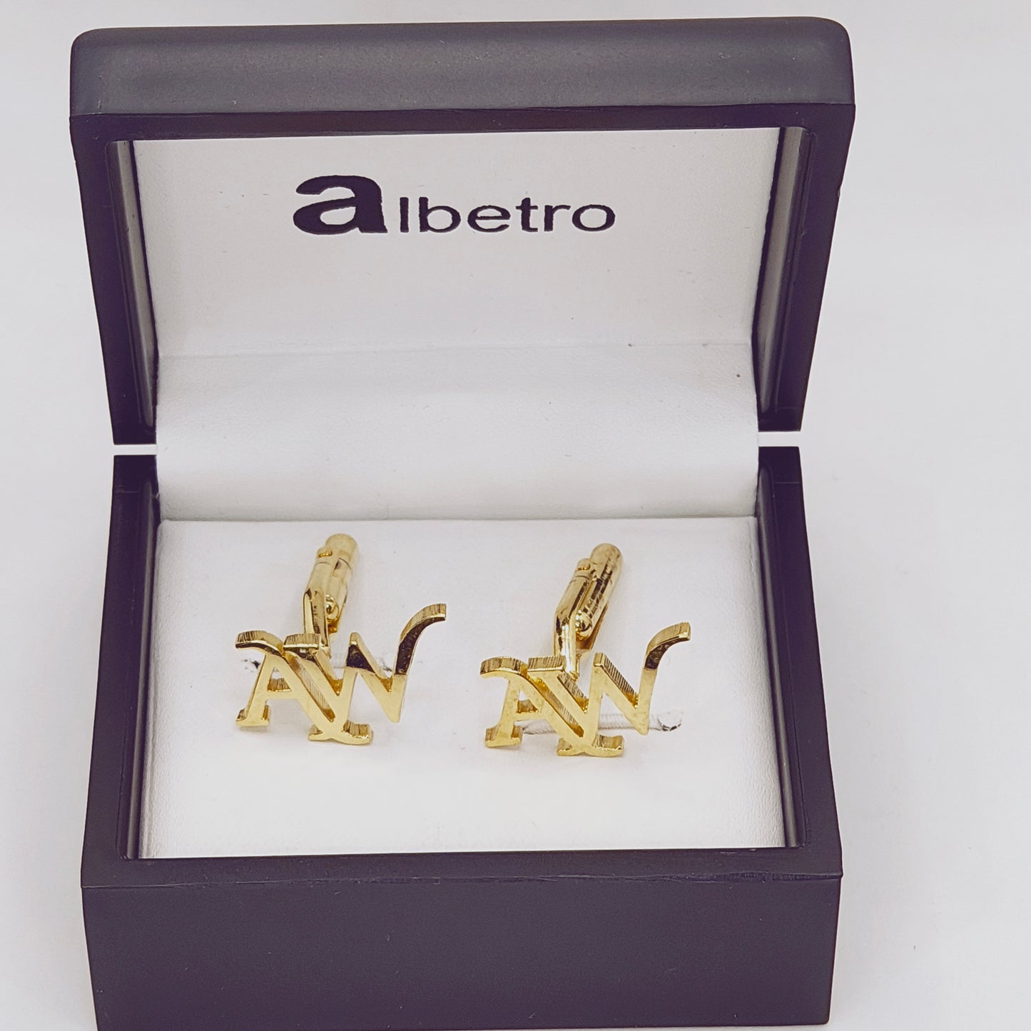 AW Double Initial Cufflinks