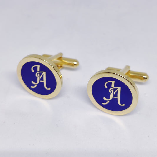 JA Initial Monogram Cufflinks