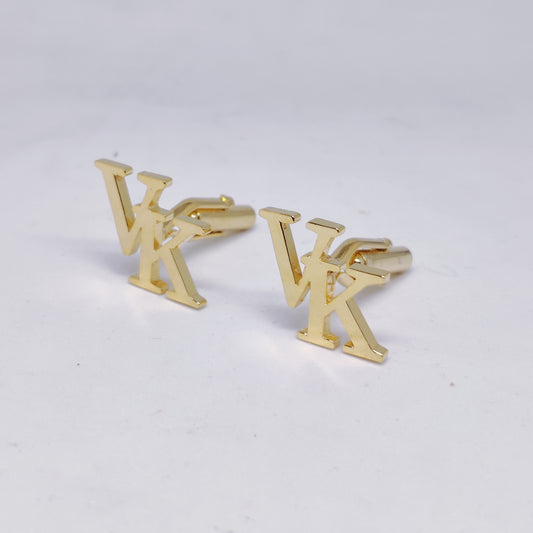 VK Double Initial Cufflinks