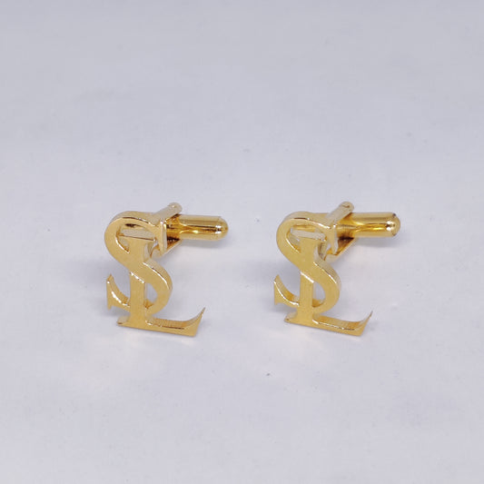 LS SL Double Initial Cufflinks