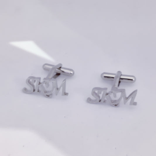 SKM Triple Initials Cufflinks