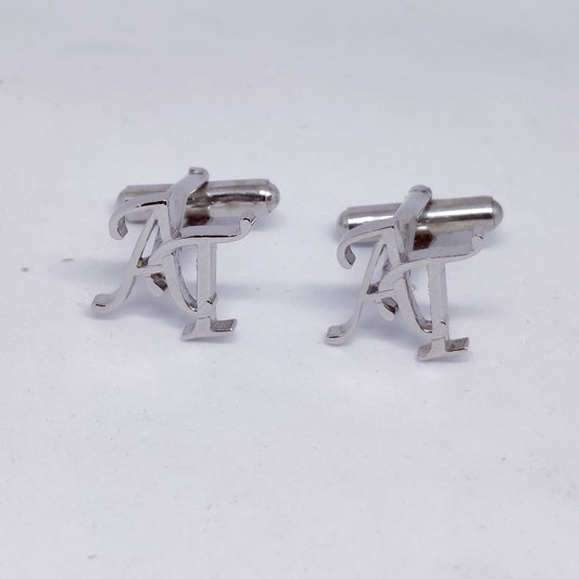 AT Double Initial Cufflinks