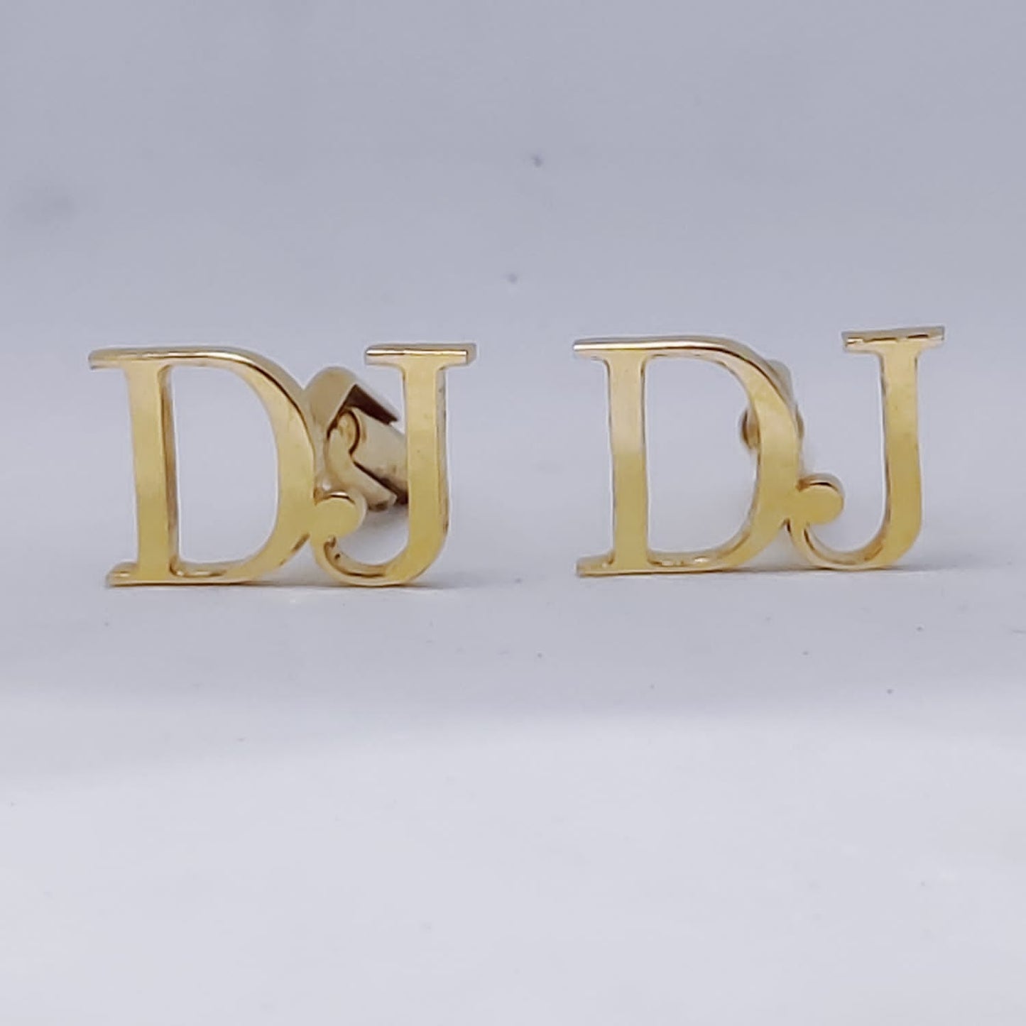 DJ Double Initial Cufflinks