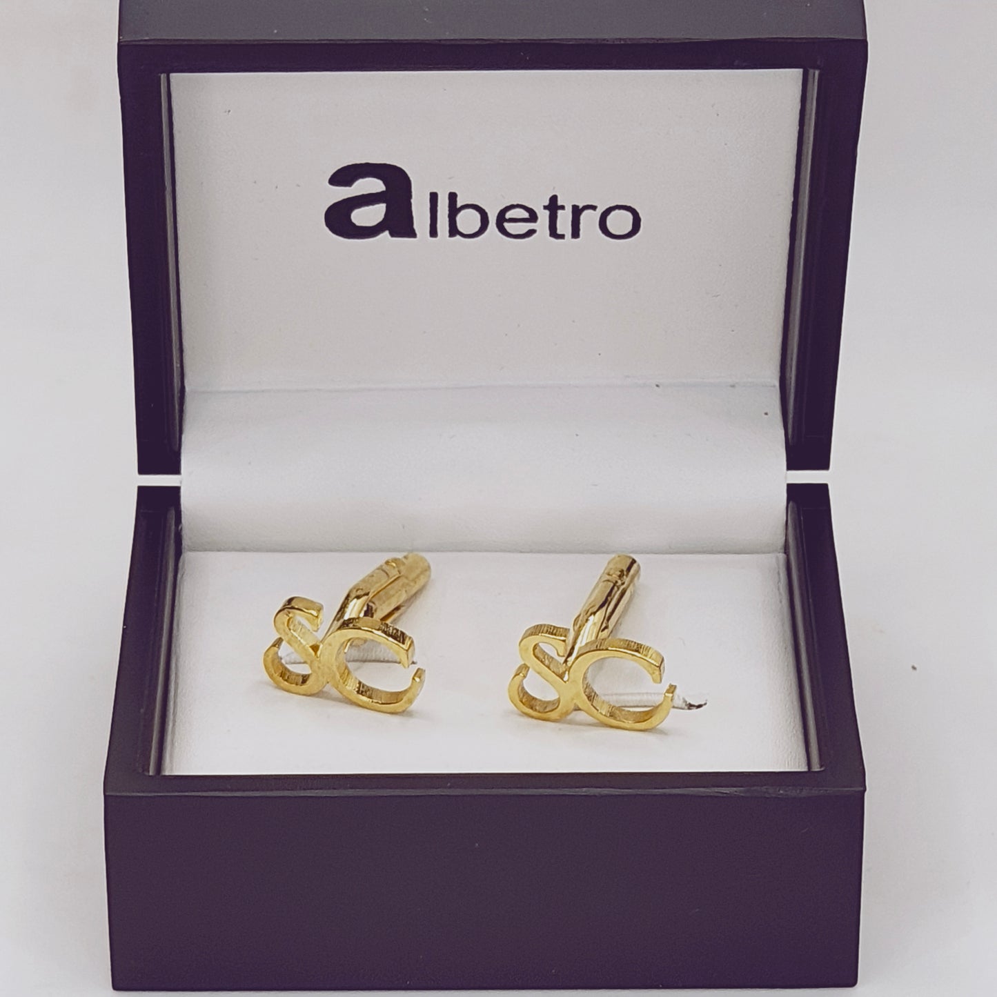 SC Double Initial Cufflinks