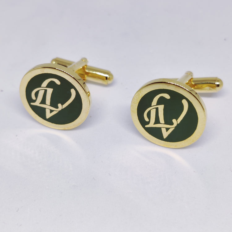LV Initial Monogram Cufflinks