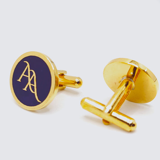 AA Initial Monogram Cufflinks