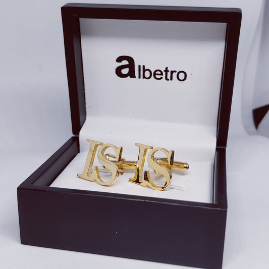 IS Double Initial Cufflinks