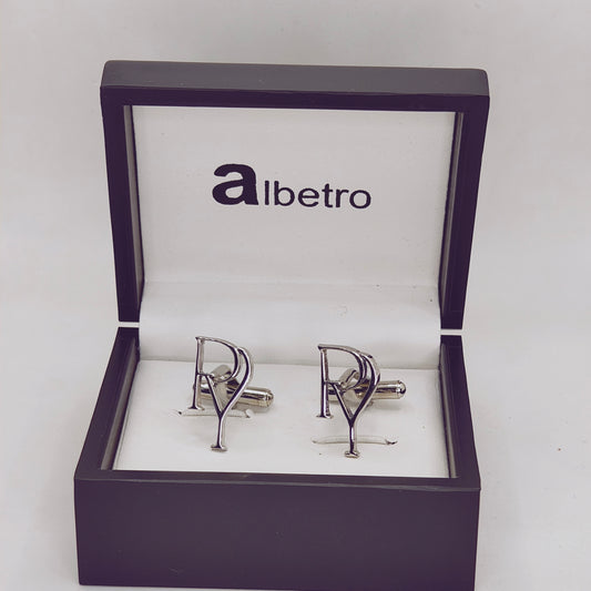 PY Double Initial Cufflinks