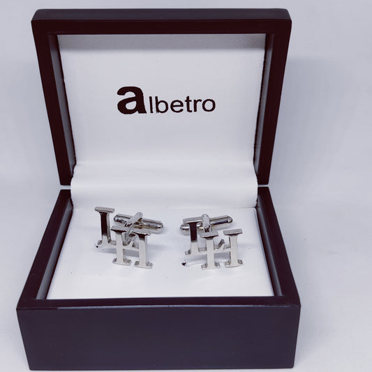 LH Double Initial Cufflinks