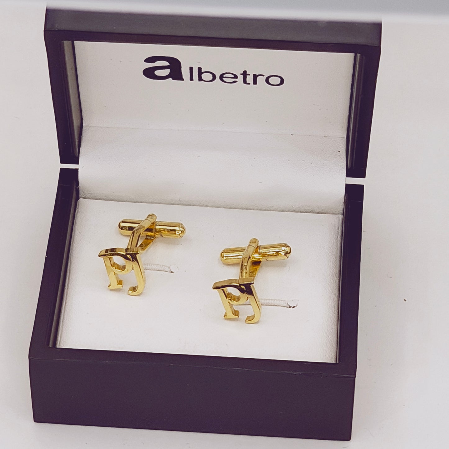 PJ Double Initial Cufflinks