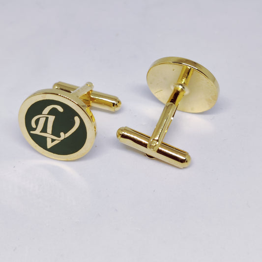 LV Initial Monogram Cufflinks