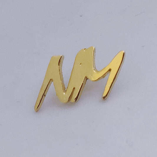 NM Double Initial Lapel Pin