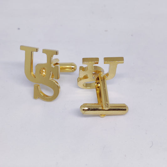 US Double Initial Cufflinks