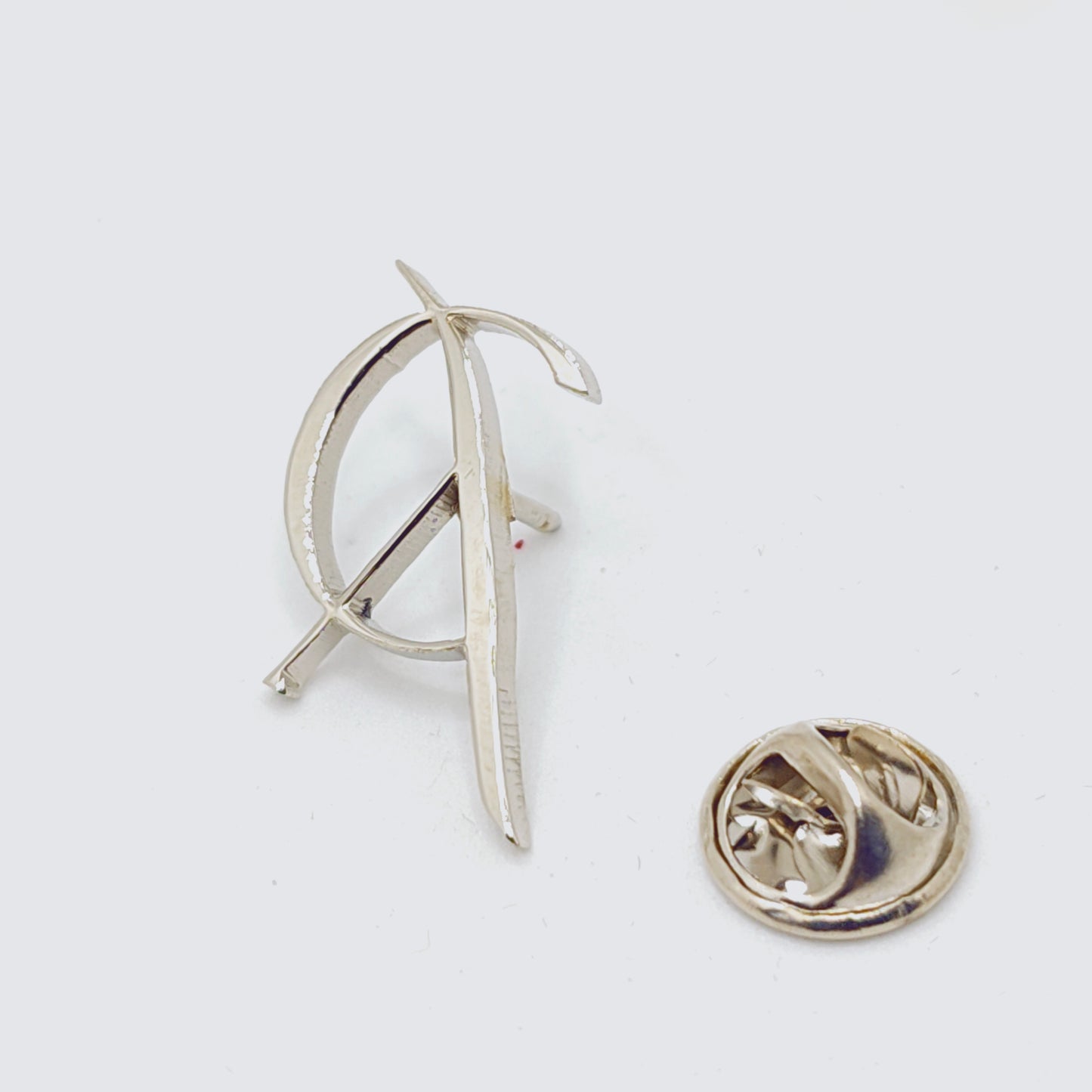 CA Double Initial Lapel Pin