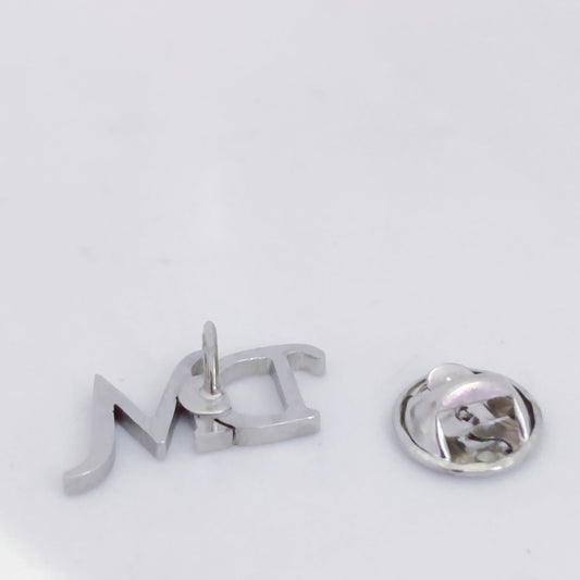 DM Double Initial Lapel Pin
