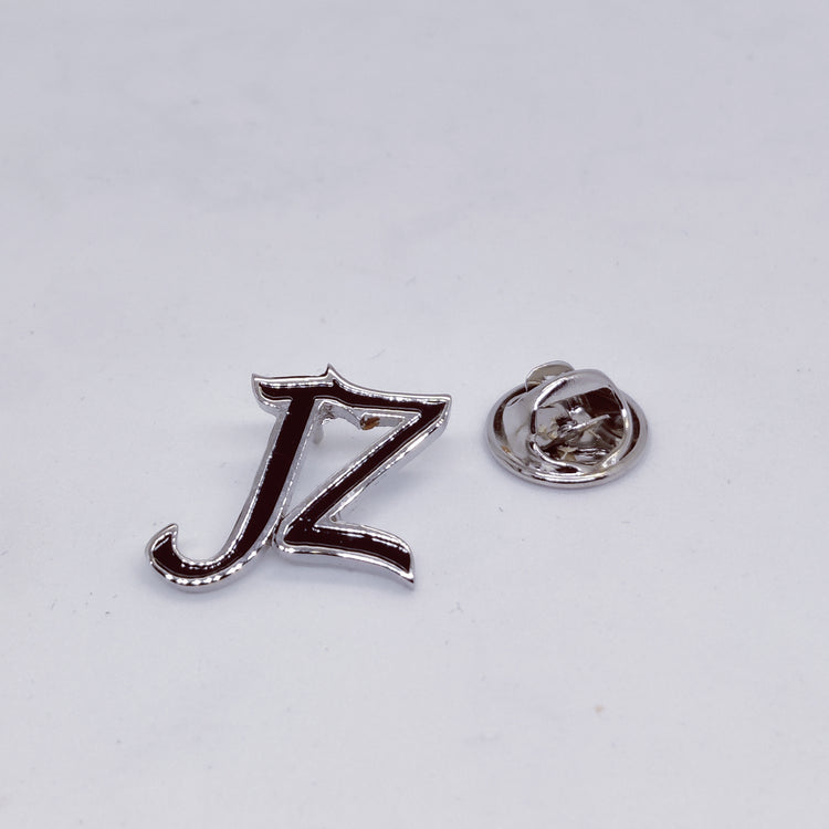 JZ Initial Brooch