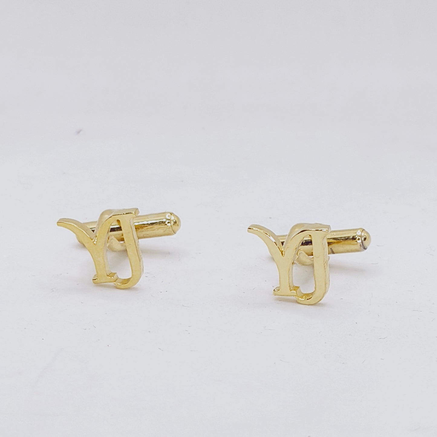 YJ Double Initial Cufflinks