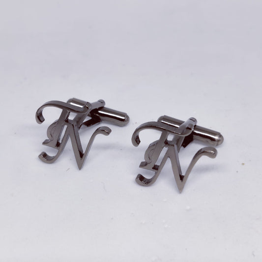 TN Double Initial Cufflinks