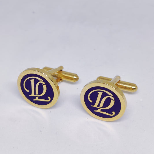 DL Initial Monogram Cufflinks