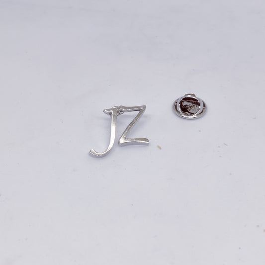 JZ Initial Brooch