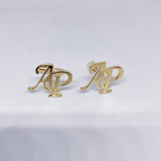 AP Double Initial Cufflinks