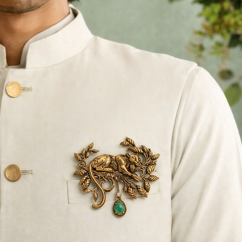 Majestic Panther Statement Brooch