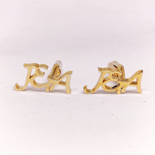 JEA Triple Initial Cufflinks