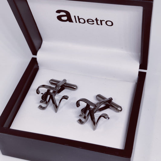 TN Double Initial Cufflinks