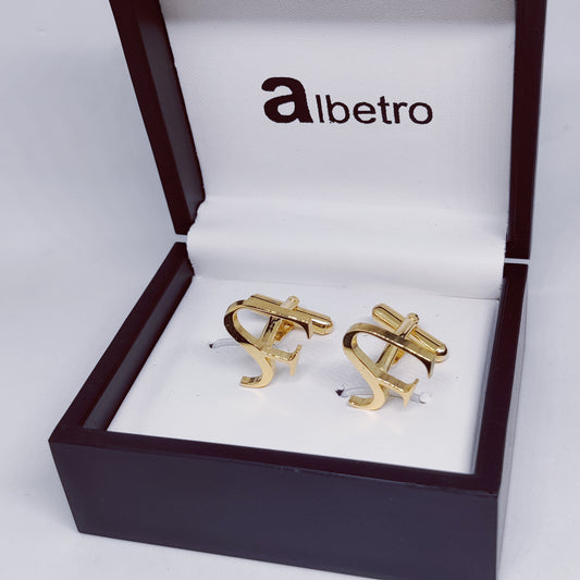 SF Double Initial Cufflinks