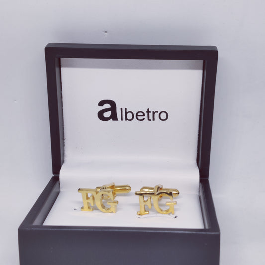 FG Double Initial Cufflinks